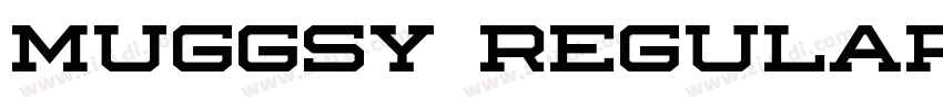 Muggsy Regular字体转换